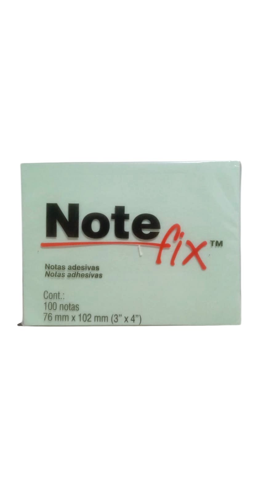 BLOCO ADESIVO NOTE FIX 76X102 VD 